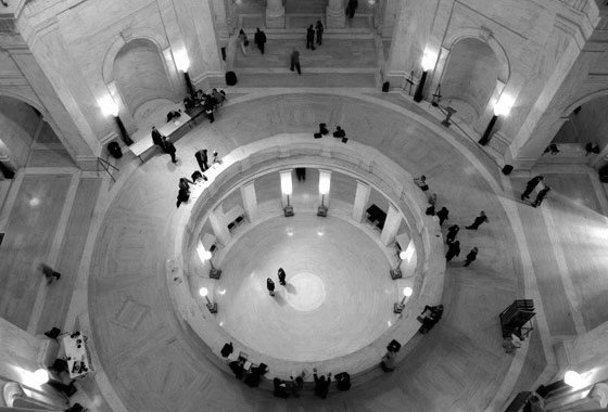 West Virginia State Capitol interior and legislative floor context